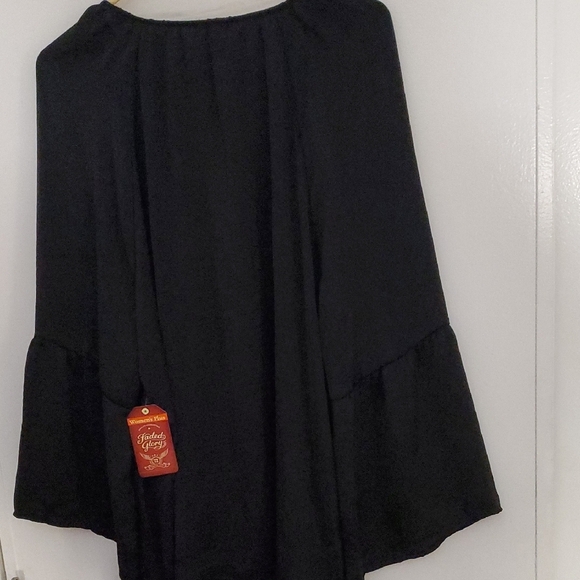 Faded Glory Black Women's Blouse - Picture 6 of 6